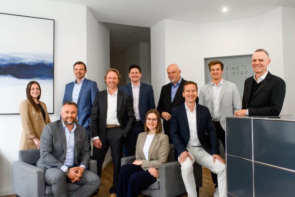 Teamfoto der Finestep Immobilien GmbH
