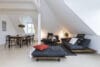 Traumhafte 6-Zimmer Dachgeschosswohnung mit Galerie in einer Münchener Stadtvilla - Wohnbereich