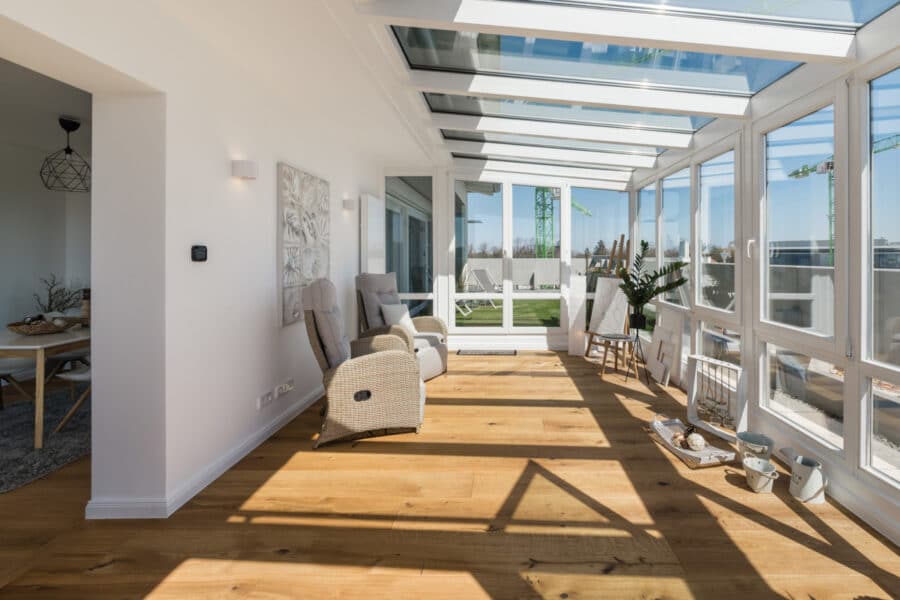 Traumhafte 4-Zimmer Penthousewohnung mit Dachterrasse zum Erstbezug nach Renovierung - Wintergarten
