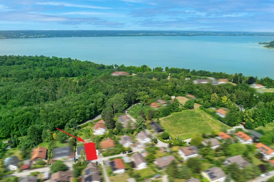 Nah am Ammersee! Sonniges Baugrundstück für Ihre Doppelhaushälfte -Provisionsfrei!-, 82211 Herrsching am Ammersee, Grundstück