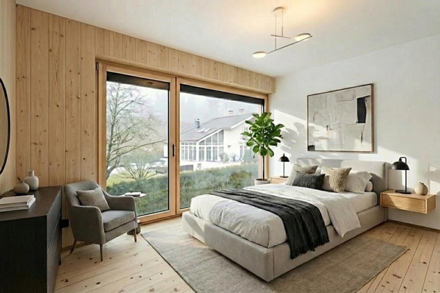 Liebe auf den ersten Blick – Modernes Neubau-Zuhause am Waldrand, 83024 Rosenheim, Doppelhaushälfte