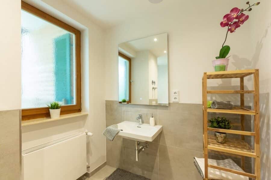 3-Zimmer-Wohnung am Tegernsee - Badezimmer