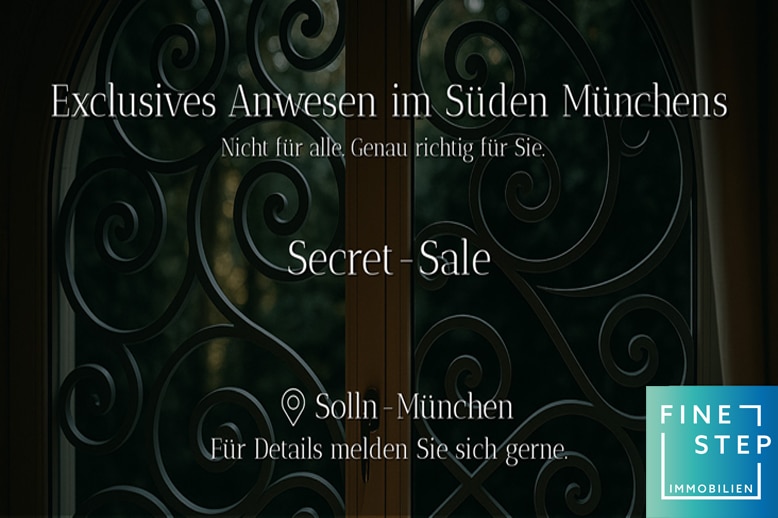 SECRET SALE VILLA in Bestlage von München – Solln, 81479 München, Villa