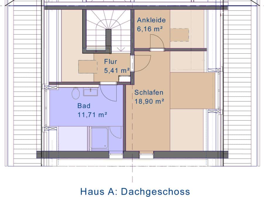 Neubau: Bezugsfertiges exklusives Stadthaus mit anspruchsvoller Ausstattung - DACHGESCHOSS