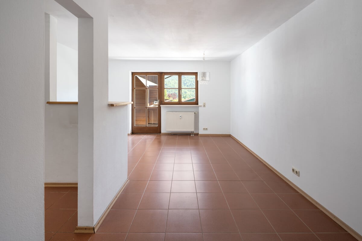 Bergblick inklusive – 2-Zimmer-Wohnung in Schleching