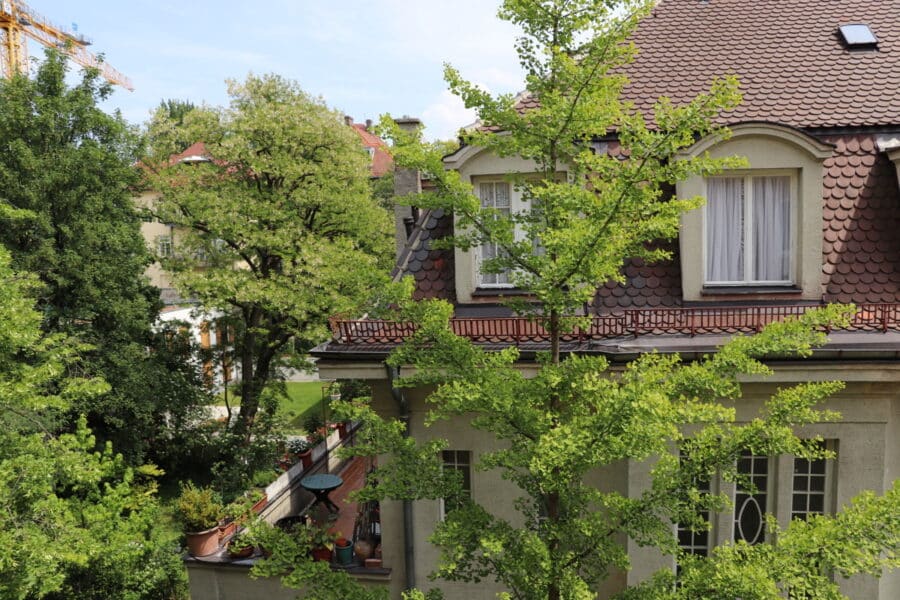 Bestlage von Schwabing - 3-Zimmer Wohnung - Kapitalanlage oder Selbstnutzer - Blick aus dem Fenster